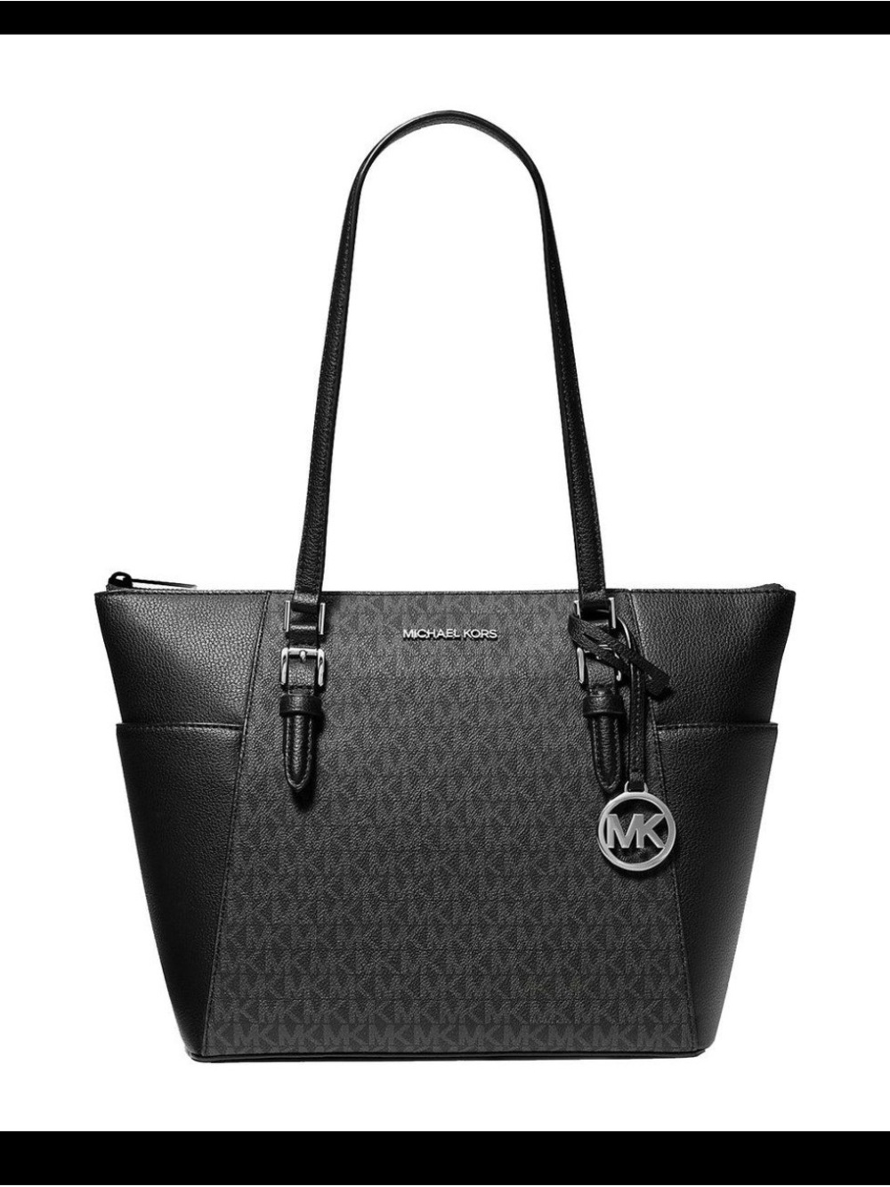 Michael Kors Black Signature Logo Tote